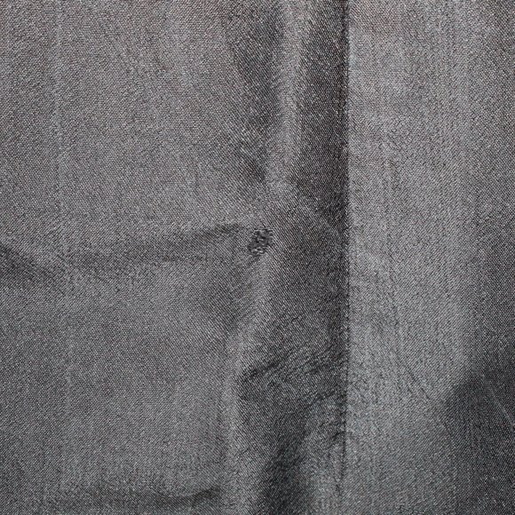 Things Of Substance Black Silk Cap Sleeve Embroidered Pleated Dress Size 8 - Picture 13 of 14